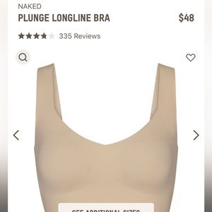 SKIMS NAKED LONGLINE BRA
